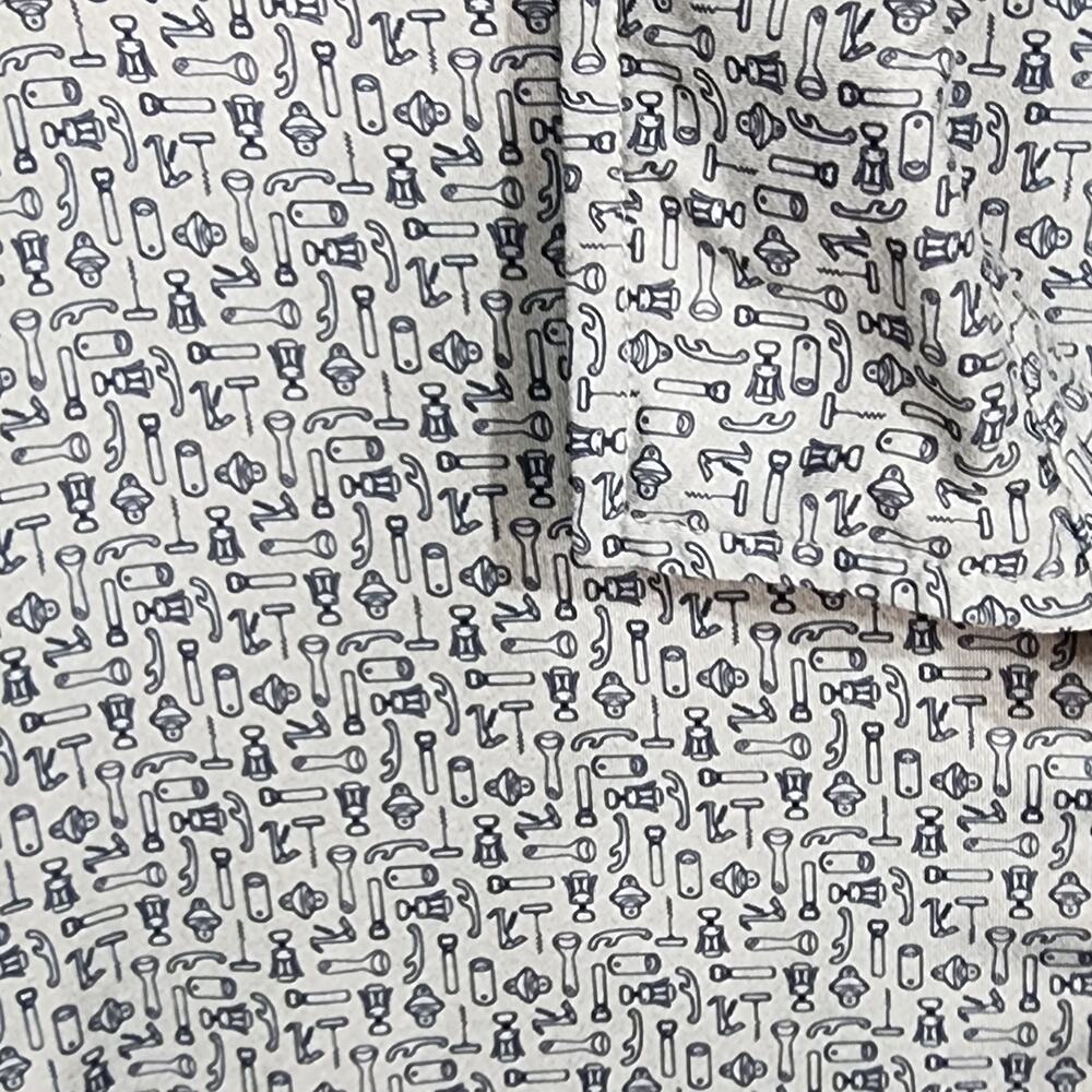 Cremieux Performance Polo XL Tool Print Dad Shirt Handyman Gray - Picture 4 of 7